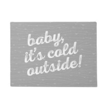 baby, it's cold outside! on wavy pattern
