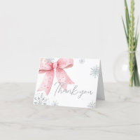 Baby Its Cold Outside Pink Bow Baby Shower