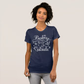 Baby It's Cold Outside Purple Women's T-Shirt (Front Full)