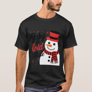 Baby It's Cold Outside Retro Christmas Long Sleeve T-Shirt