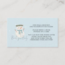Baby It's Cold Outside Shower Books For Baby Cards