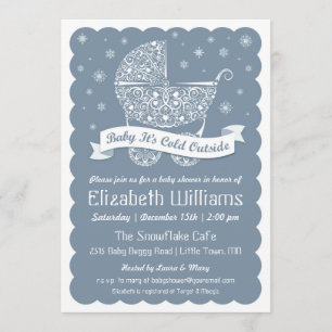 Baby It's Cold Outside Shower Invitation