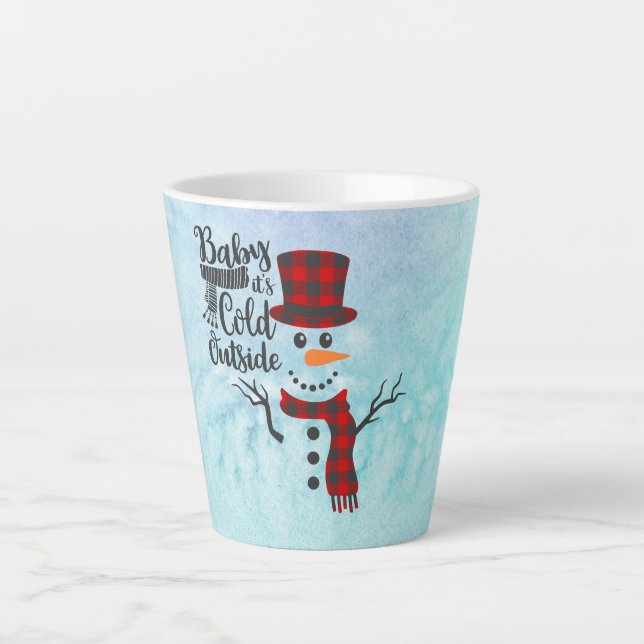 Baby Its Cold Outside Snowman Mug (Front)
