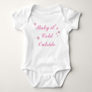 Baby it's Cold Outside Tutu Bodysuit in white