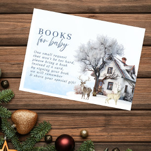 Baby Its Cold Outside Winter Adventure Mountain  Enclosure Card