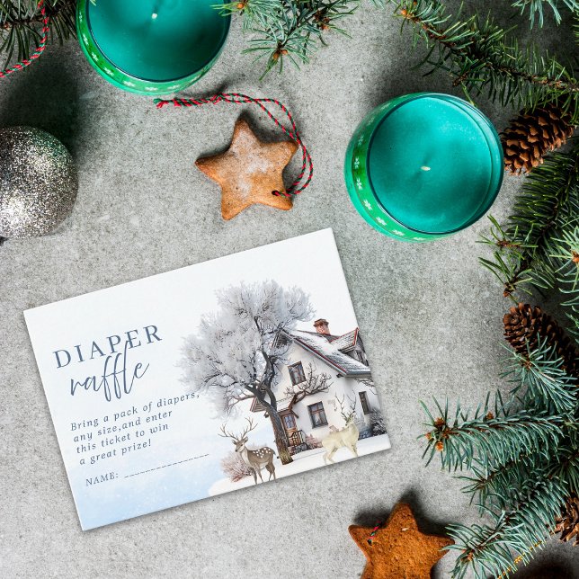 Baby Its Cold Outside Winter Adventure Mountain  Enclosure Card (Creator Uploaded)