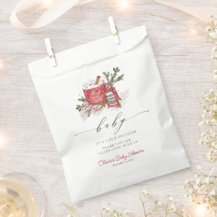 Baby Its Cold Outside Winter Baby Shower  Favour Bag