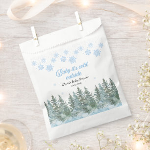 Baby It's Cold Outside Winter Baby Shower Favour Bag