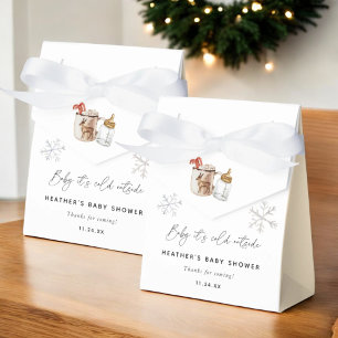 Baby It's Cold Outside Winter Baby Shower Favours Favour Box
