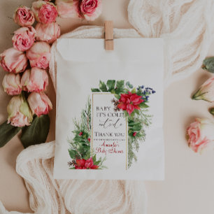 Baby Its Cold Outside Winter Baby Shower Gift Favour Bag