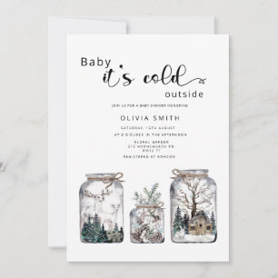 Baby it's cold outside winter baby shower invitati invitation