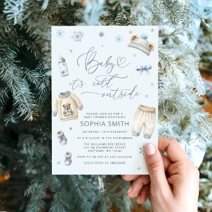 Baby it's Cold Outside Winter Baby Shower Invitation