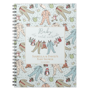 Baby It's Cold Outside Winter Baby Shower Notebook