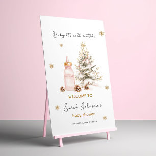 Baby it's cold outside Winter Baby Shower Poster
