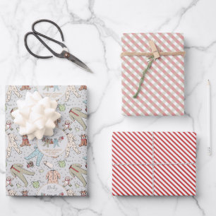 Baby Its Cold Outside Winter Baby Shower Wrapping Paper Sheet