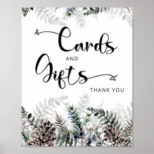 Baby it's cold outside winter cards and gifts poster