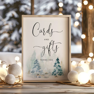 Baby it's cold outside winter cards and gifts poster