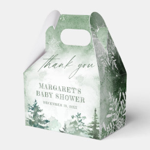 Baby It's Cold Outside Winter Forest Favour Box