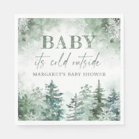 Baby It's Cold Outside Winter Forest