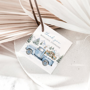 Baby It's Cold Outside Winter Woodland Baby Shower Favour Tags