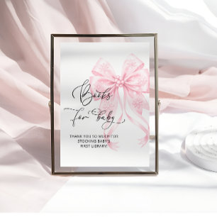 Baby Its Cold OutsidePink Bow Books for Baby Poster