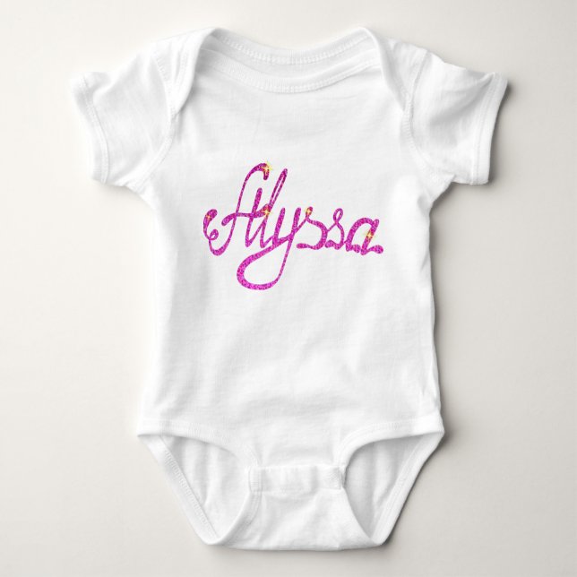 Baby Jersey Bodysuit Alyssa (Front)
