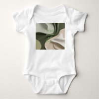 Baby jersey bodysuit in stylish graphic