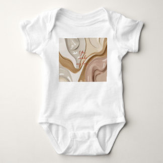 Baby jersey bodysuit in stylish graphic