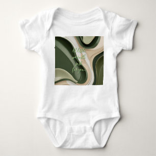 Baby jersey bodysuit in stylish graphic