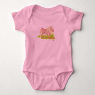 Baby Jersey Bodysuit: Pony's Day Out Bodysuit