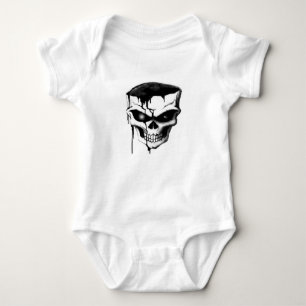 Baby Jersey Bodysuit with skull print