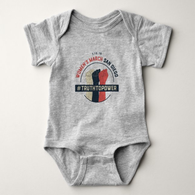 Baby jersey Truth To Power Bodysuit (Front)