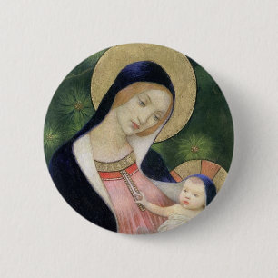 BABY JESUS 6 CM ROUND BADGE