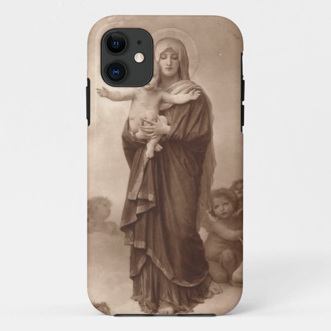 Baby Jesus and Mother Mary Case-Mate iPhone Case (Back)