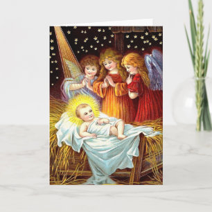 Baby Jesus Holiday Card