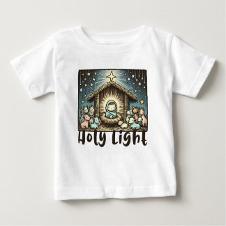Baby Jesus : Holy Light: Sacred Light Baby T-Shirt
