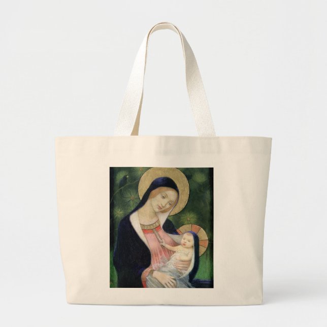 BABY JESUS LARGE TOTE BAG (Front)