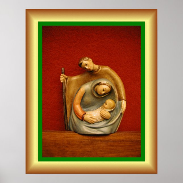  Baby Jesus, Mary, Joseph, Holy Family, Bethlehem  Poster (Front)