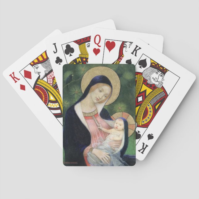BABY JESUS PLAYING CARDS (Back)
