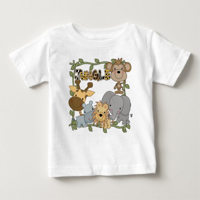 Baby Jungle Animals Tshirts and Gifts (Front)