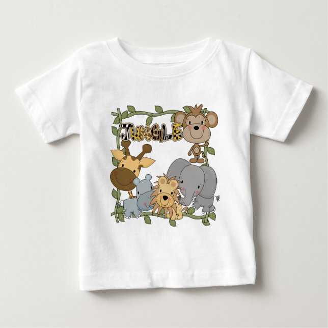 Baby Jungle Animals Tshirts and Gifts (Front)