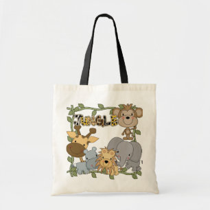 Baby Jungle Animals Tshirts and Gifts Tote Bag
