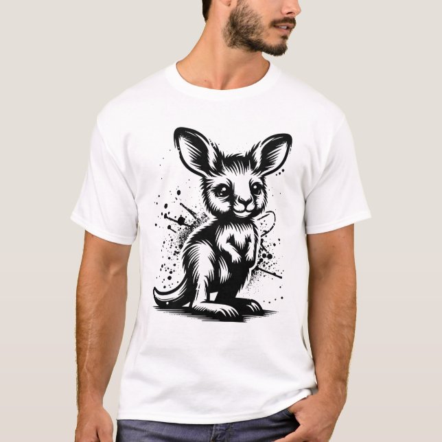 Baby Kangaroo T-Shirt (Front)