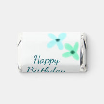 Baby kids 1st birthday add name blue green pastel 