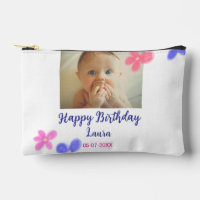 Baby kids 1st birthday add name date add photo