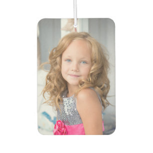 Baby Kids 2 Photos Upload Personalise Custom Car Air Freshener