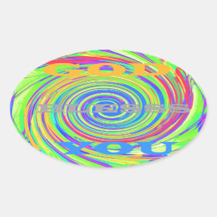 Baby Kids God Bless You..png Oval Sticker