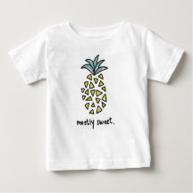 Baby/Kids "Mostly Sweet" Pineapple Tee