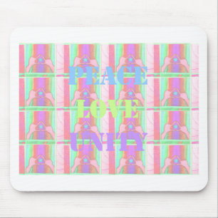 Baby Kids  Peace Love Unity Hakuna Matata design.p Mouse Pad