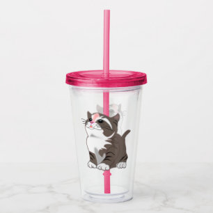 Baby Kitten Acrylic Tumbler